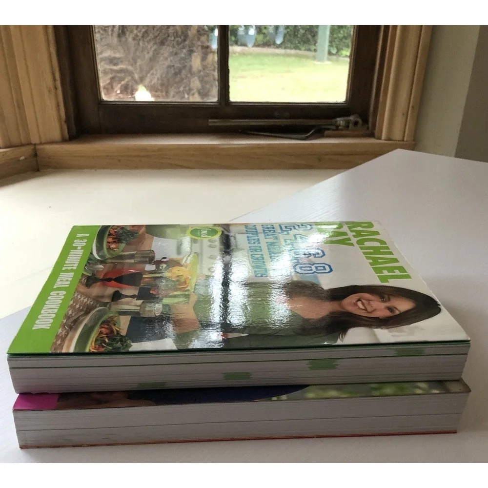 Lot of Rachael Ray Cookbooks 365 No Repeats, 2, 4, 6, 8 Easy Cooking‎ Recipes